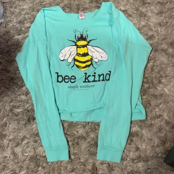 Simply Southern Tops - Simply Southern Long Sleeve Cropped